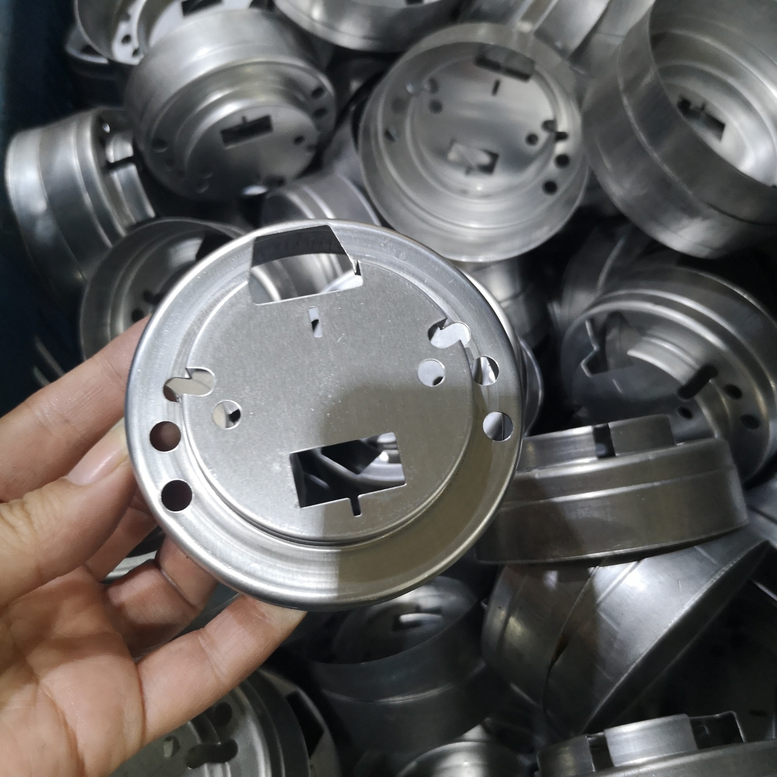 Custom Lamp Holder Cups | Precision Metal Stamping Reflector Bases for Lighting Fixtures | Durable & Heat-Resistant Lamp Base Parts