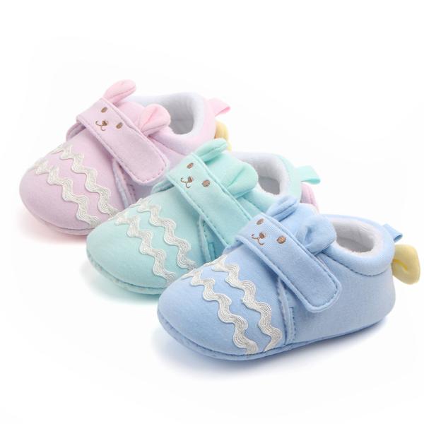 2019 winter autumn soft cotton cute animal Outdoor prewalker infant baby crib