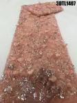 Unique Style Supoo 3D Flowers Lace Embroidery Bridal Dress French Lace Fabric