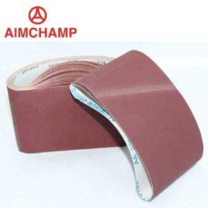 Quality Abrasive Cloth Roll Woodworking Sand Belt Abrasive Belt Red Surface Blue Cloth wholesale