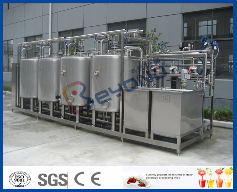 Semi Automatic Split Clean In Place System 5000L Per Hour For Equipment Washing