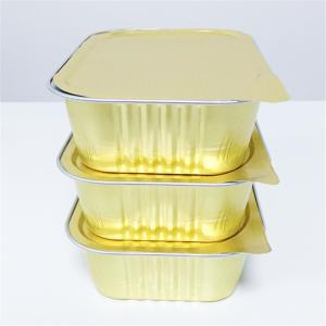 Quality 220ml / 300ml square aluminum foil sealed box wholesale