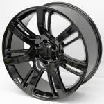 Black Silver Cadillac Replica Wheels 22 Inch 4738 Fit Chevy Tahoe Sierra Yukon