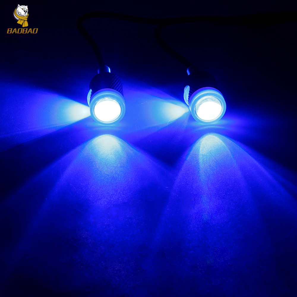 Red Yellow Blue Green Universal 2W 12V LED Bulb For Motorcycle Car