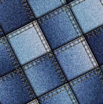 Custom Name 14oz Selvedge Denim Fabric with Width 57/58" in Dark Blue 100% Cotton