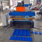 Double Layer Steel Corrugated&Trapezadial Color Steel Roof Sheet Roll Forming