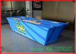 Promotional Outside Tension Fabric Displays , Washable Trade Show Table Covers
