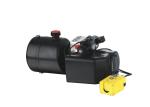 DC 12V 1.6KW Work Pressure 18Mpa with Round Steel Tank Mini Hydraulic Power