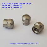 1/8" Drain sewer jetting cleaning nozzles , sewer pipe cleaning nozzle