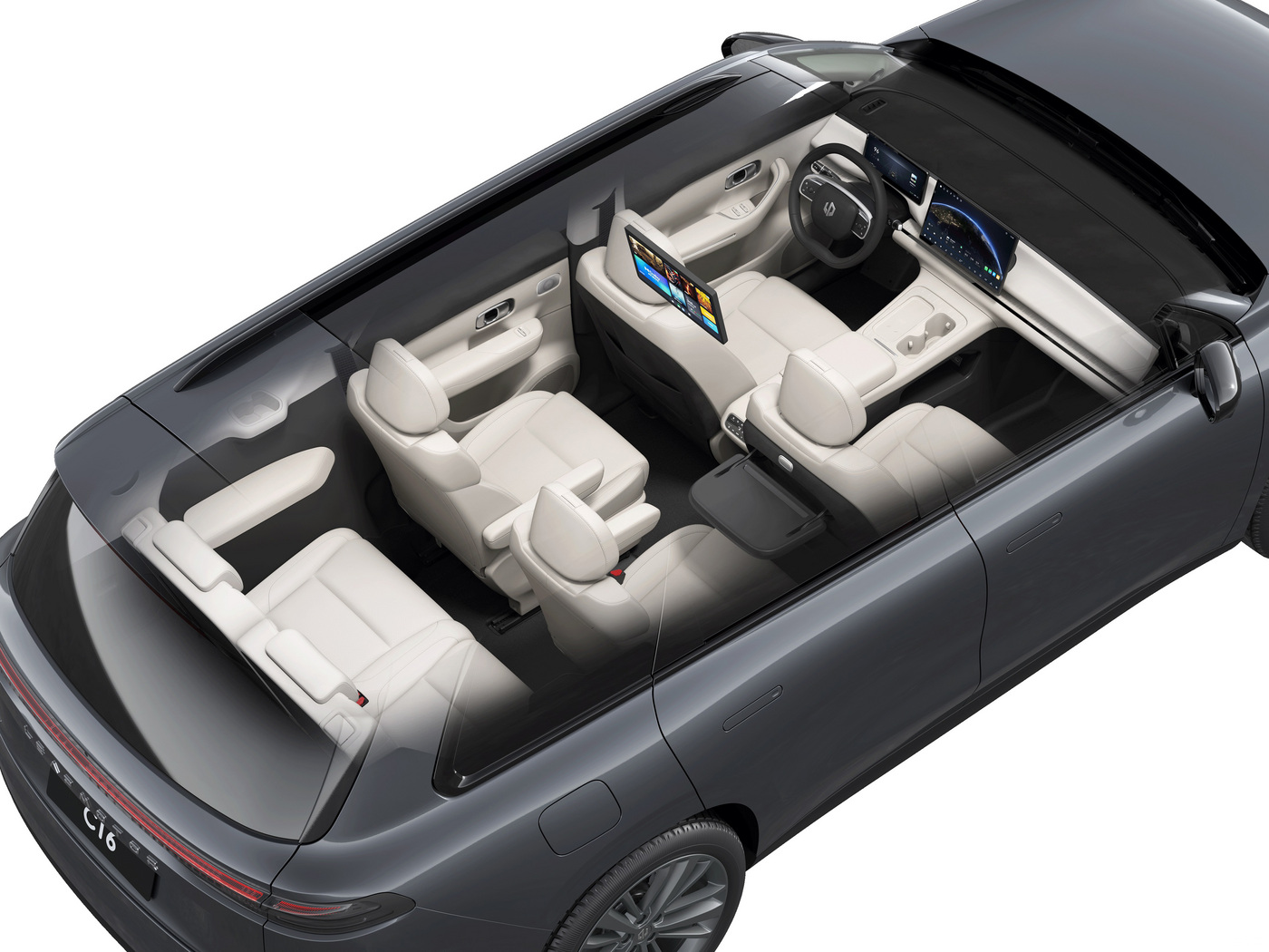 2024 Leapmotor C16 Long Range Large SUV Car Hybrid Car 1.5T 6 Seats Big Luxury SUV Long Range Electric Vehicle