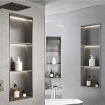 Modern Embedded 304 Stainless Steel Niche 1mm Thickness