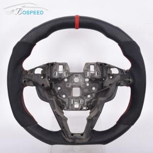 Quality 350mm Gloss Black Ford Ranger Carbon Steering Wheel Special Custom wholesale