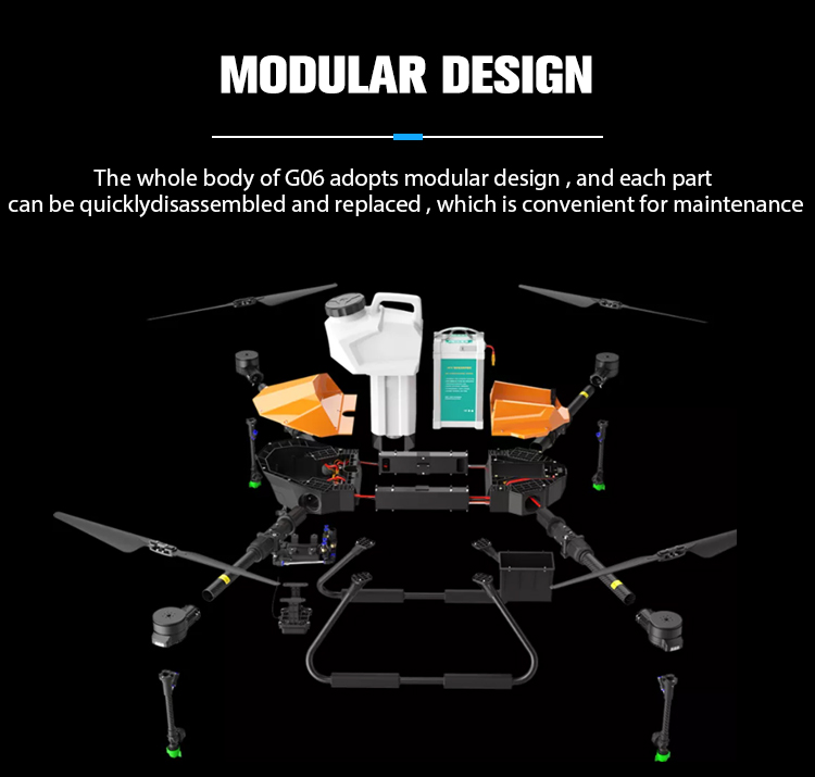 cheap eft droneuav frame/6l g06 drone/Agriculture Power Sprayer Machine
