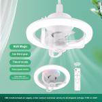 110V-240V Modern Ultra Quiet Ceiling Fan With Light Cross Border Aromatherapy
