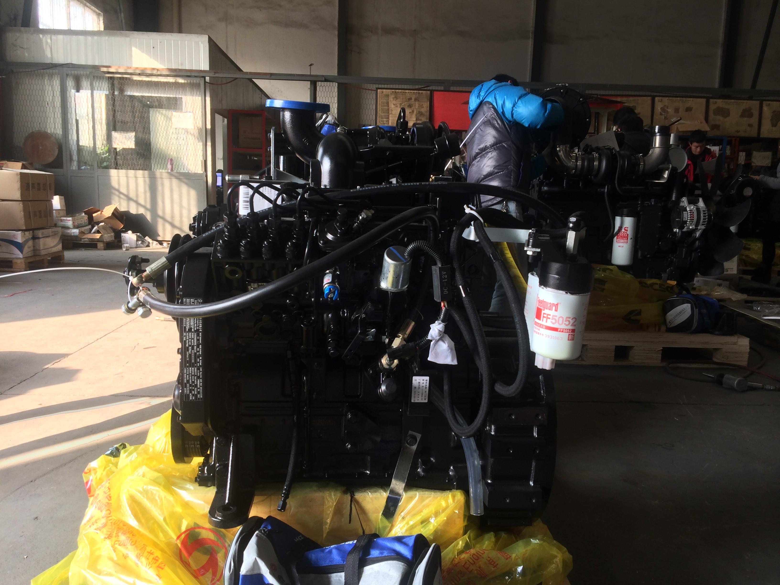 Dongfeng Cummins Diesel Engine 4btaa3.9-C110 for Construction Industry Engneering Project