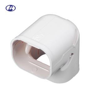 Quality Screw Mount Air Conditioner Pipe Cover Heat Resistant PVC Material White Color wholesale