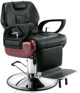 Quality Antique Man Salon Barber Chair Furniture Comfortable With Round Base , OEM Service wholesale