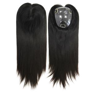 Quality Cuticle Remy Hair Topper Full Injected Poly skin Best Quality Hair Top Piece Hairpieces for Women Wig Lady Toupee Topper wholesale