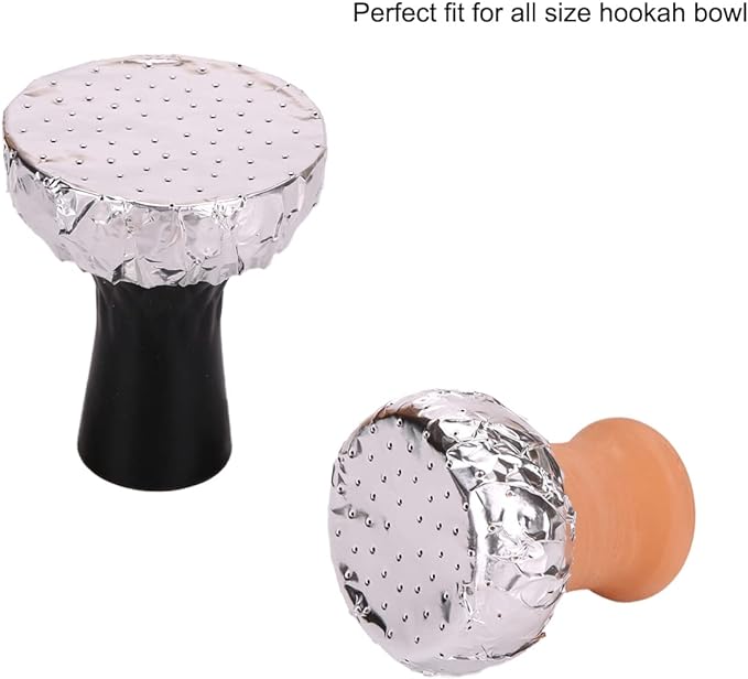 Customized Length Aluminium Foil Paper Hookah Foil 0.03MM For All Hookah 50 pcs Pack