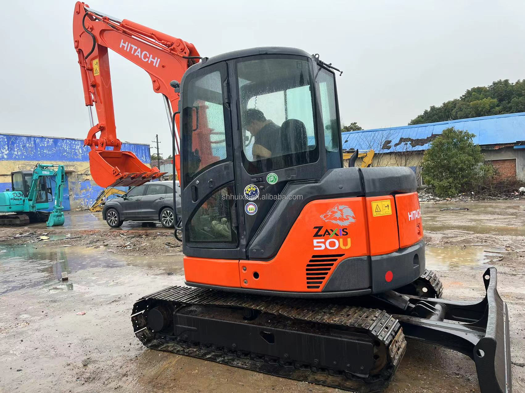 Used Excavator hitachi ZX50 mini excavator 5ton second hand excavator in japan