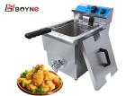 3.3kw Commercial Kitchen Cooking Equipment Fast Food Shop 12L Oil Tank Electric