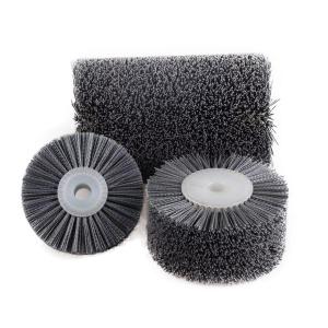 Quality Custom Industrial Abrasive Nylon Cylindrical Brush For Wood Metal wholesale