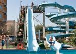 Fiberglass Open Spiral Water Slide Anti - UV 6-8mm Normal Thickness For Swimming