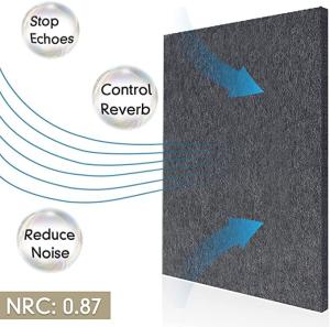 Quality 12mm Polyester Fiber Soundproof Acoustic Panel Wall Decoration Panel wholesale