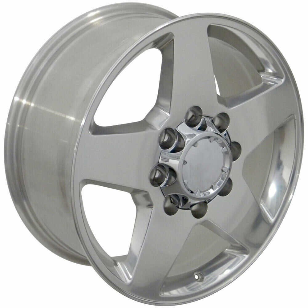 Ct2072 20 Inch Polished Aluminum Wheels Set Of 4 Fit 8x180 Lug 2011-2020 Silverado Sierra