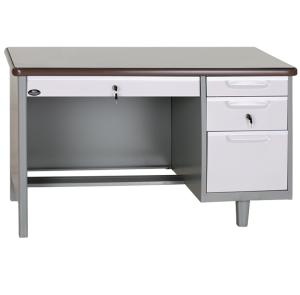Quality school hospital 920mm long fireproof steel executive desk wholesale