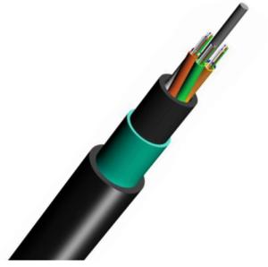 Quality GYFTY53 Fiber Optic Loose Tube , Armored Optical Fiber Cable Double PE Jacket wholesale