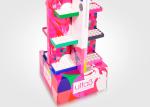 Economical Pink Innovative POS Displays For Nail Polish Selling