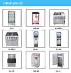 Gas 6 Burner Range Stove With Oven SS304 for Commercial Hotel Cooking