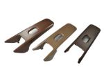 Brushed Surface Treatment Die Casting Parts Die Cast Processed Padlock