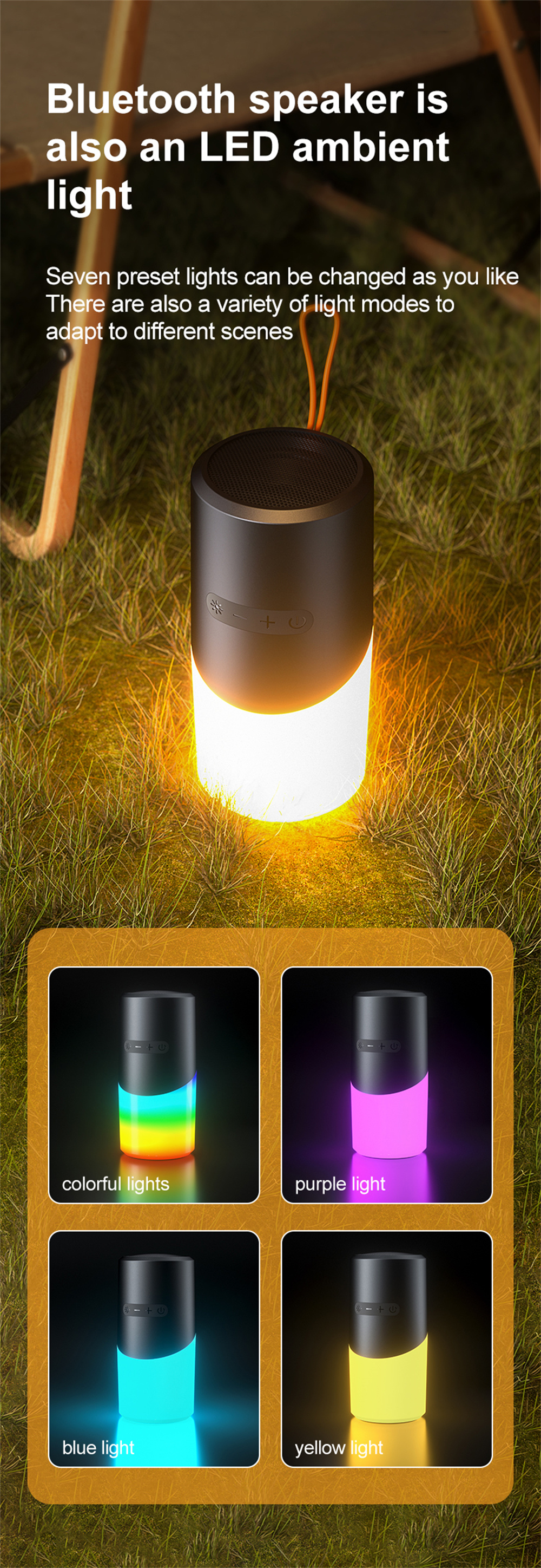 Maximum Wireless Range of 10m-20m Mini Wireless Portable Speaker for Outdoor Sports