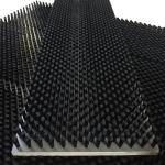 Custom Industrial PVC HDPE Base Board Tufted Scrub Plate Cleaning Brush