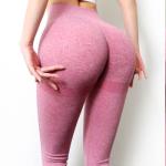Seamless Booty Lifting Womens Patterned Leggings Contour Running Spandex