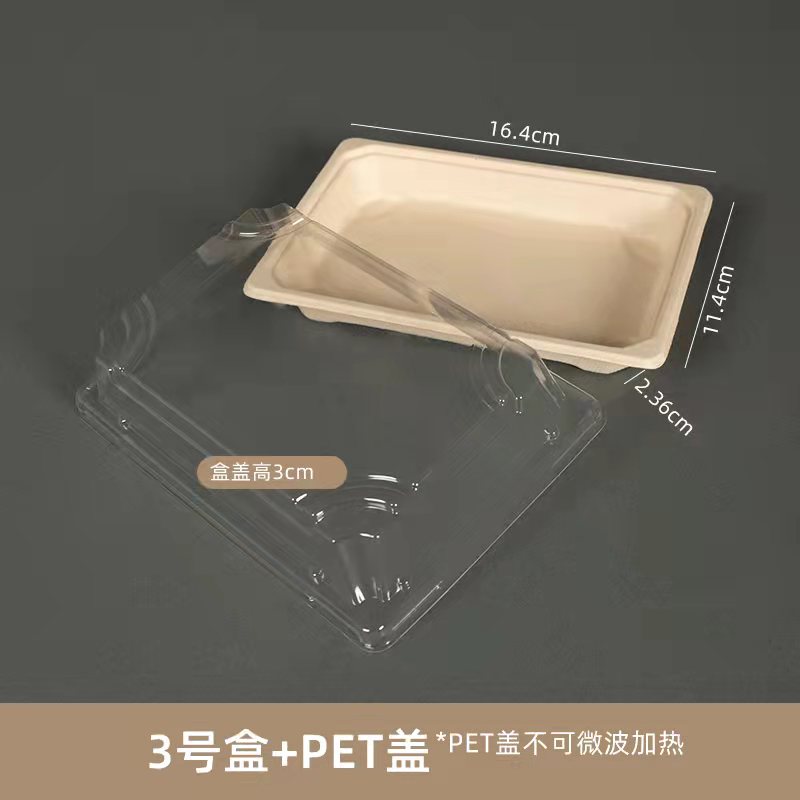 New 100% Biodegradable Sushi Lunch Box For European And Janpanese Maekrting With SGS Certification
