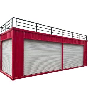 Quality Steel and Sandwich Panel 40ft Prefabricated Luxury Container Homes for Shop Store wholesale