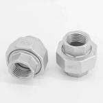 Hexagon Head Stainless Steel Double Internal Thread Coupling Connector NPT BSP 1