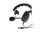 TELIKOU HD-101 XLR 5 Pin Male Single-ear Full-Duplex Wired Intercom Headset