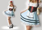 Oktoberfest Girl 1039 Halloween Adult Costumes Cosplay Dress Clubwear With Scarf