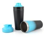 Insulation Protein Shaker Stainless Steel Drink Bottles Gradient Powder Coating