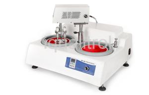 Quality 50-1000rpm Metallographic Grinding And Polishing Machine 550W Double Disc 203mm wholesale