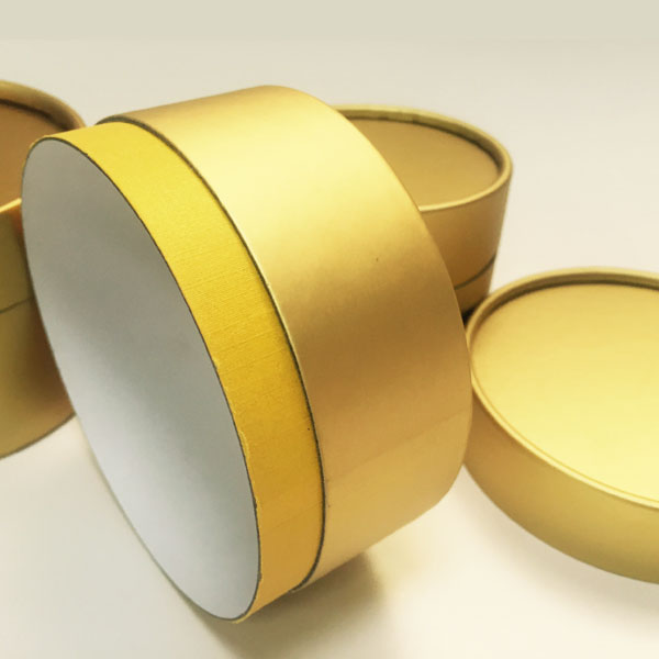 Golden Printed EMEI 75mm Height Kraft Paper Tube Packaging
