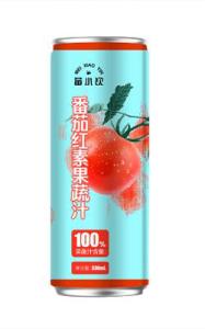 Quality Nutrient Rich Tomato Juice 330ml aluminum cans with 12.4g Carbohydrates Energizing and Sodium Light 220 KJ Per 100ml wholesale