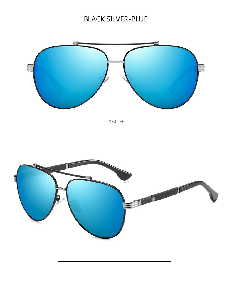Shades Trendy UV400 Polarized Stylish Sunglasses TAC Luxury Men BSCI