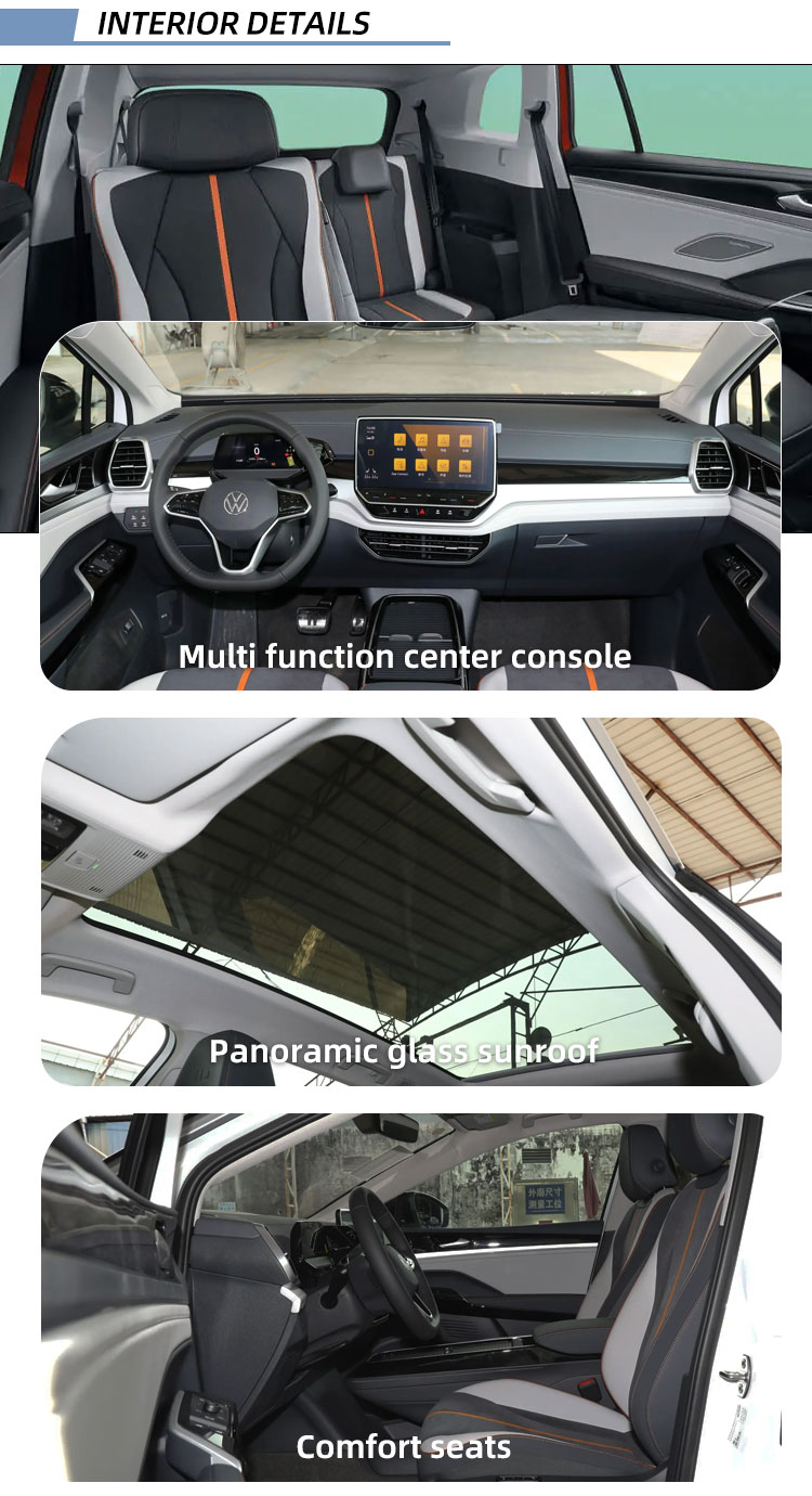 7 seats EV Car VW ID6 pure+/Pro Wholesale price sales Low used car price New energy vehicles 0km new car In stock