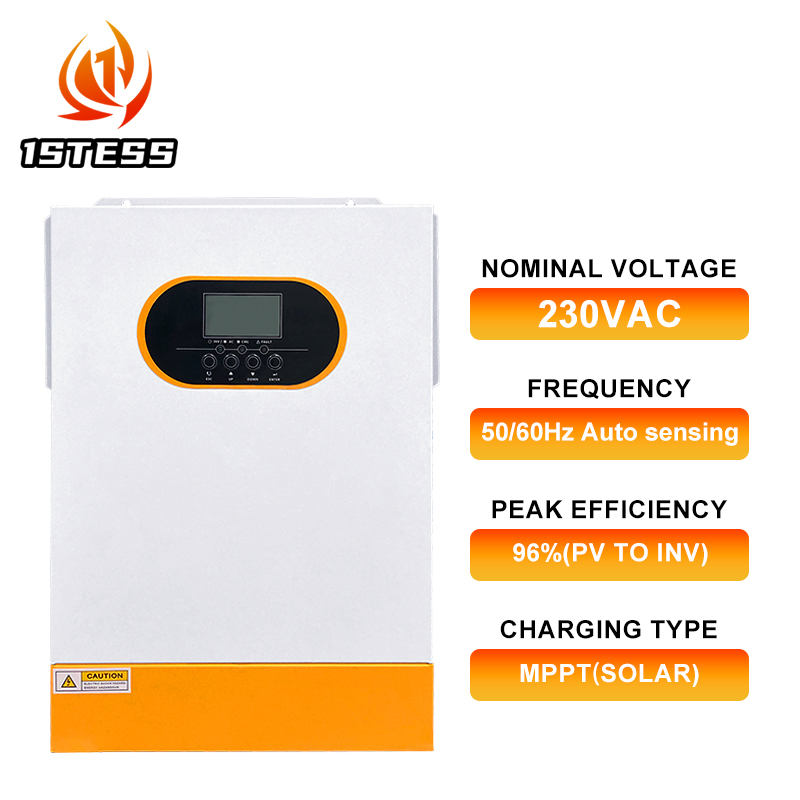 48V 5.5kw Solar Hybrid Inverter RS232+RS485 On/Off Grid Hybrid Inverter 6.2KW
