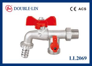 Quality Washing Machine Double O Ring Stem Brass Bibcocks wholesale